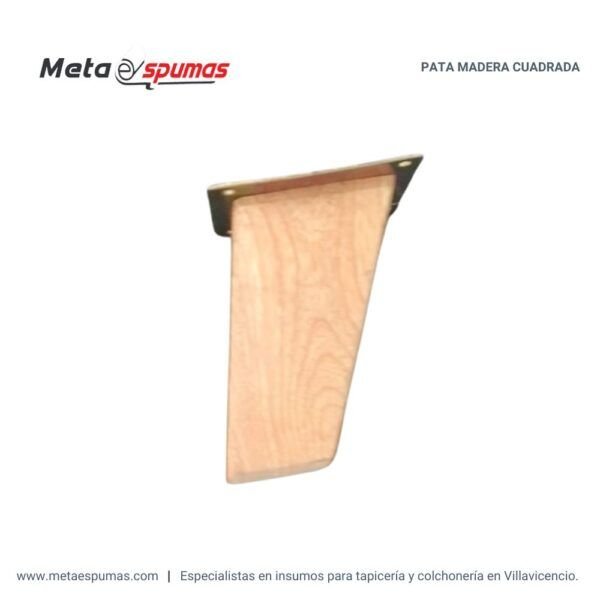 Pata Madera Cuadrada