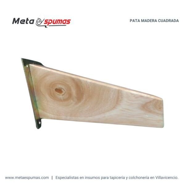 Pata Madera Cuadrada - Imagen 4