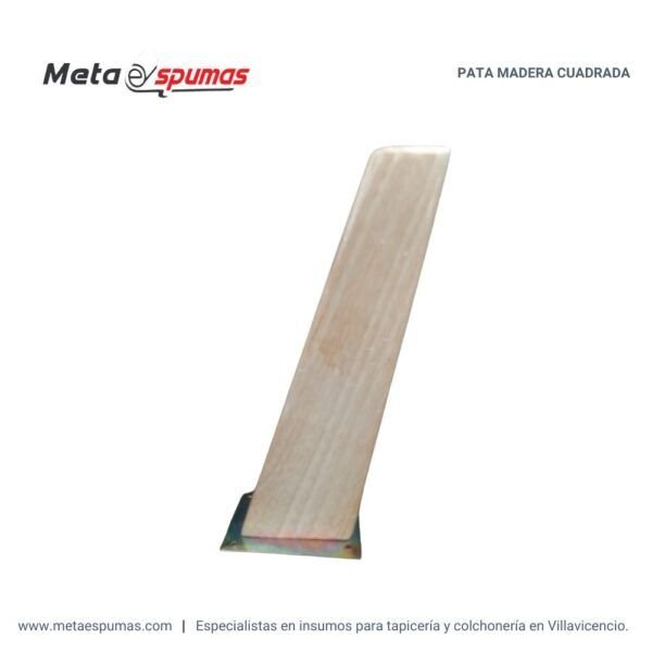 Pata Madera Cuadrada - Imagen 3