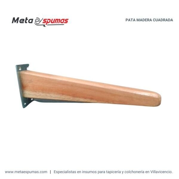 Pata Madera Cuadrada - Imagen 2