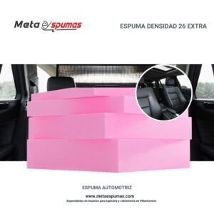Espuma automotriz densidad 26 extra