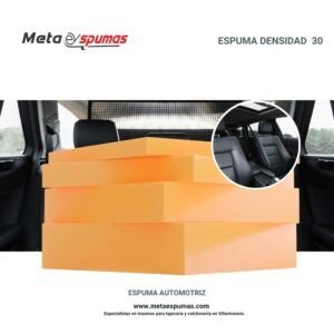 Espuma automotriz densidad 30