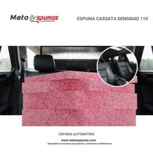 Espuma cassata automotriz densidad 110