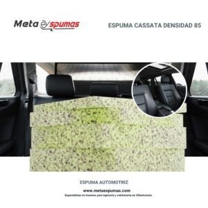 Espuma cassata automotriz densidad 85