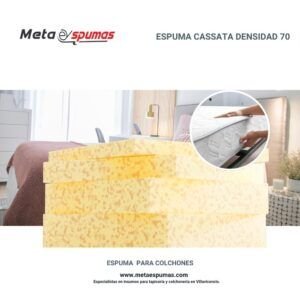 Espuma cassata para colchones densidad 70