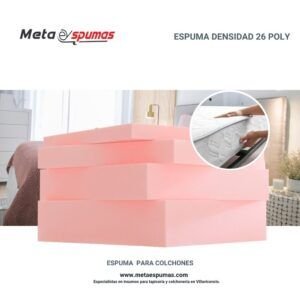 Espuma para colchones densidad 26 poly