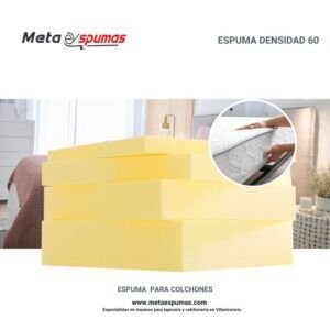 Espuma para colchones densidad 60